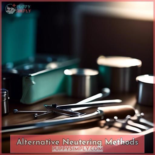 Alternative Neutering Methods Alternative Neutering Methods