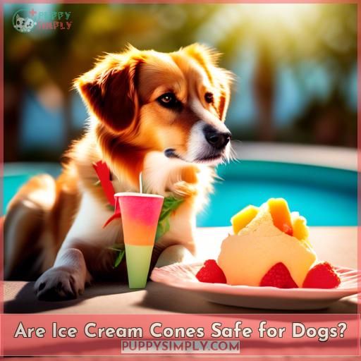 Are Ice Cream Cones Safe for Dogs