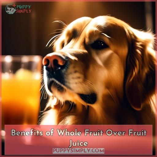 Benefits of Whole Fruit Over Fruit Juice