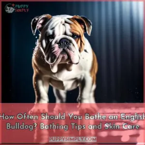 bulldogs how often can an english bulldog be bathed