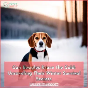 can beagles stay outside in the cold