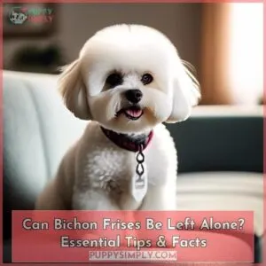 can bichon frises be left alone