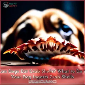 can dogs eat crab shells