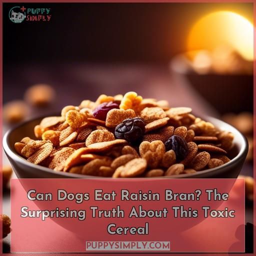 can dogs eat raisin bran