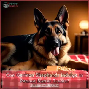 can german shepherds eat peanut butter
