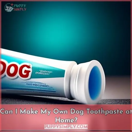 Can I Make My Own Dog Toothpaste at Home