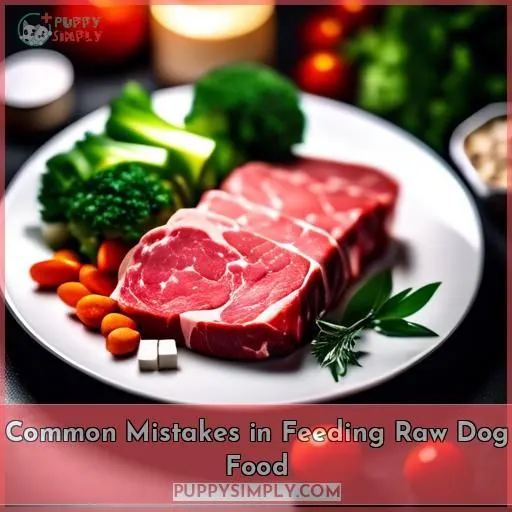 Common Mistakes in Feeding Raw Dog Food