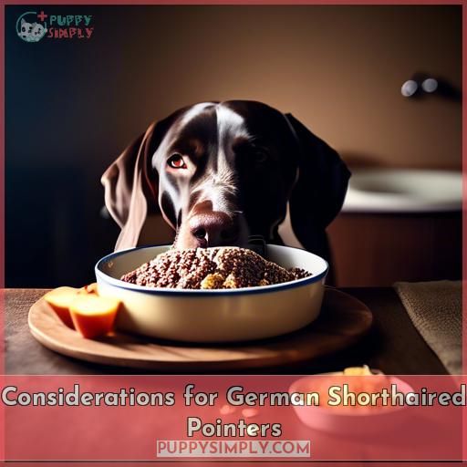 Considerations for German Shorthaired Pointers