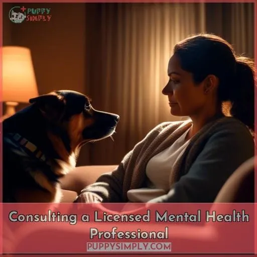 Consulting a Licensed Mental Health Professional