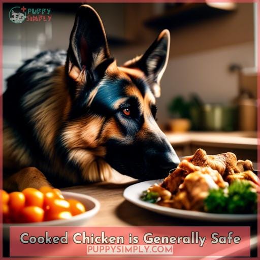 Cooked Chicken is Generally Safe