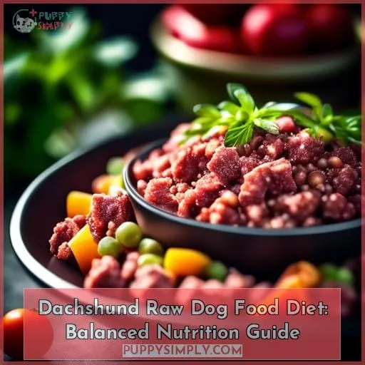dachshund raw dog food diet