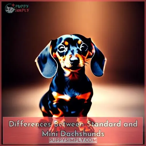 Differences Between Standard and Mini Dachshunds