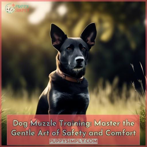 dog muzzle training
