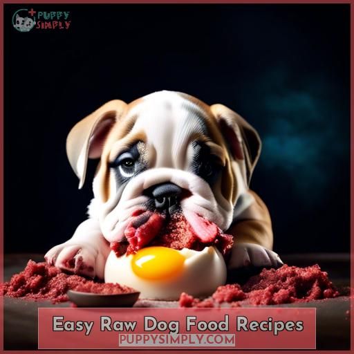 Easy Raw Dog Food Recipes