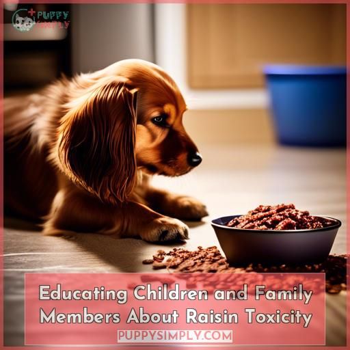 Educating Children and Family Members About Raisin Toxicity