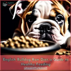 english bulldog raw dog food diet