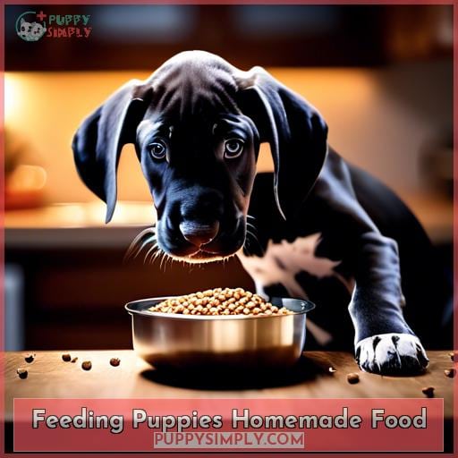 Feeding Puppies Homemade Food