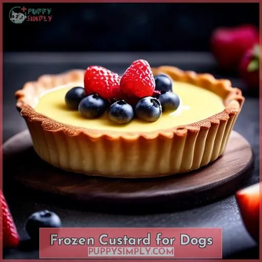 Frozen Custard for Dogs