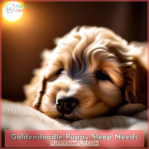 Goldendoodle Puppy Sleep Needs