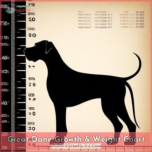 Great Dane Growth & Weight Chart