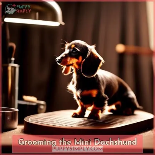 Grooming the Mini Dachshund