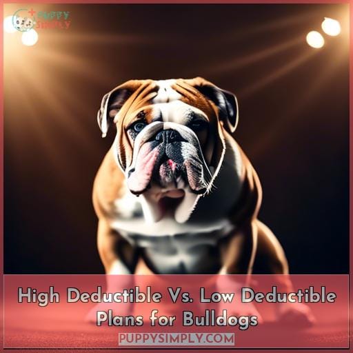 High Deductible Vs. Low Deductible Plans for Bulldogs