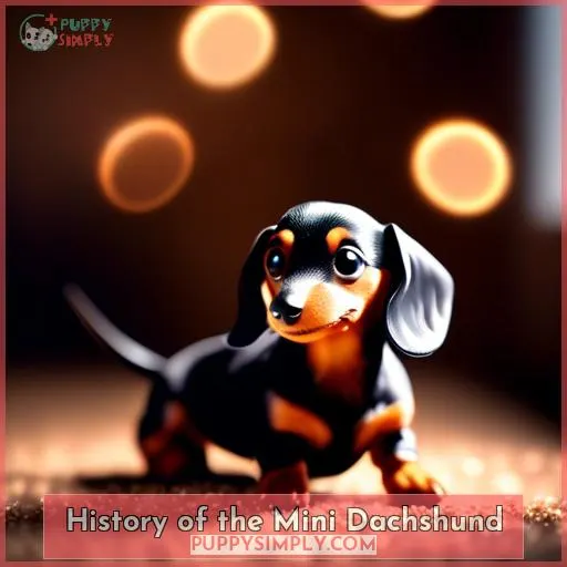 History of the Mini Dachshund