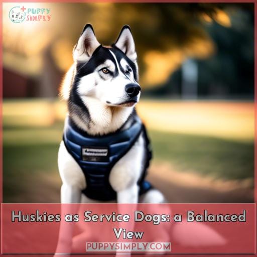 Huskies as Service Dogs: a Balanced View
