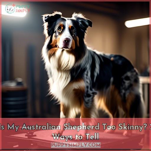 is my australian shepherd too skinny is my australian shepherd too skinny