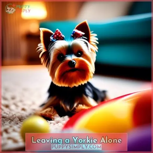 Leaving a Yorkie Alone