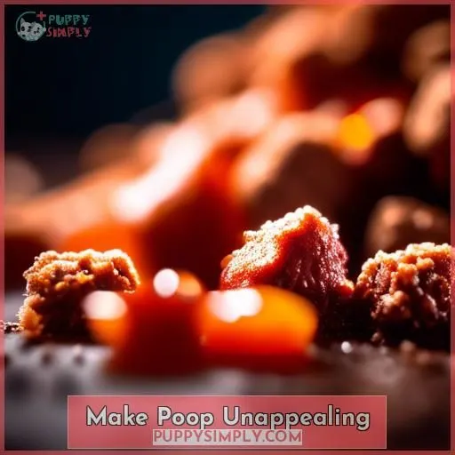 Make Poop Unappealing