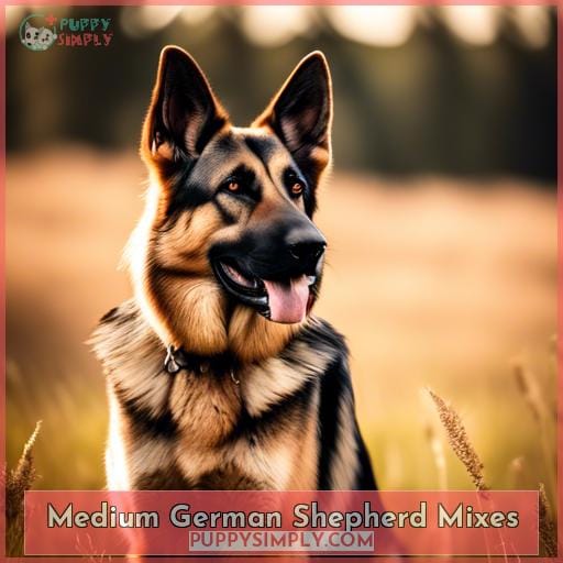 Medium German Shepherd Mixes