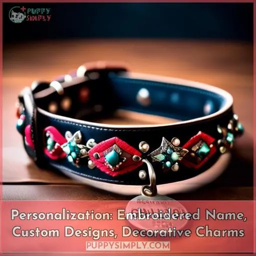 Personalization: Embroidered Name, Custom Designs, Decorative Charms