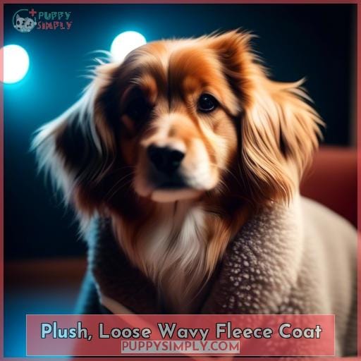 Plush, Loose Wavy Fleece Coat