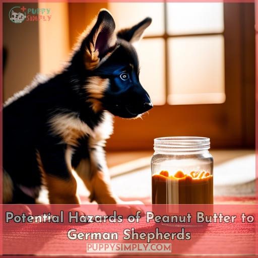 Potential Hazards of Peanut Butter to German Shepherds