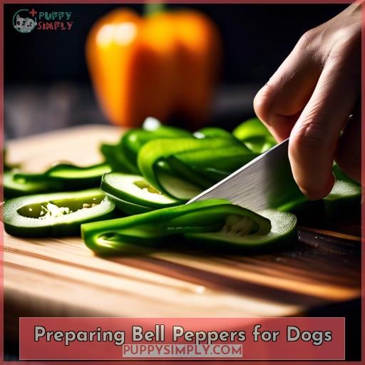 Preparing Bell Peppers for Dogs
