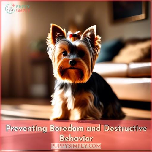 Preventing Boredom and Destructive Behavior