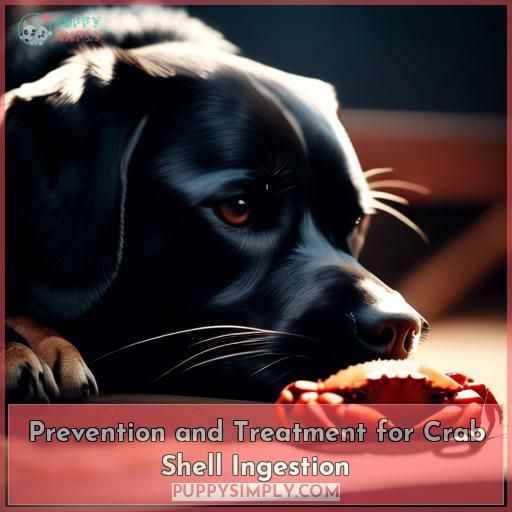 Prevention and Treatment for Crab Shell Ingestion