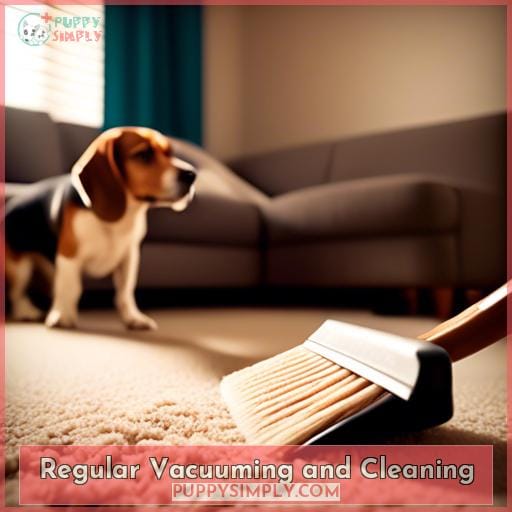 Regular Vacuuming and Cleaning