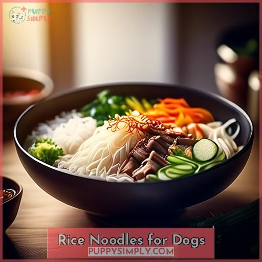 Rice Noodles for Dogs