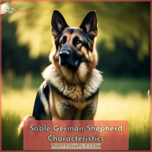 Sable German Shepherd Characteristics