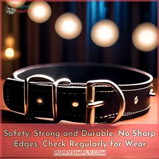 Safety: Strong and Durable, No Sharp Edges, Check Regularly for Wear