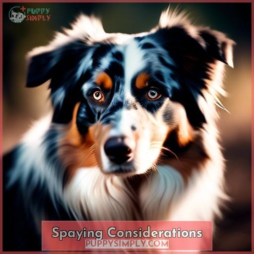 Spaying Considerations