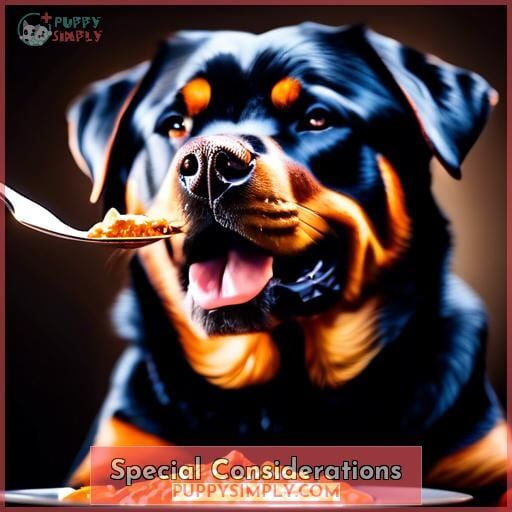 Special Considerations Special Considerations