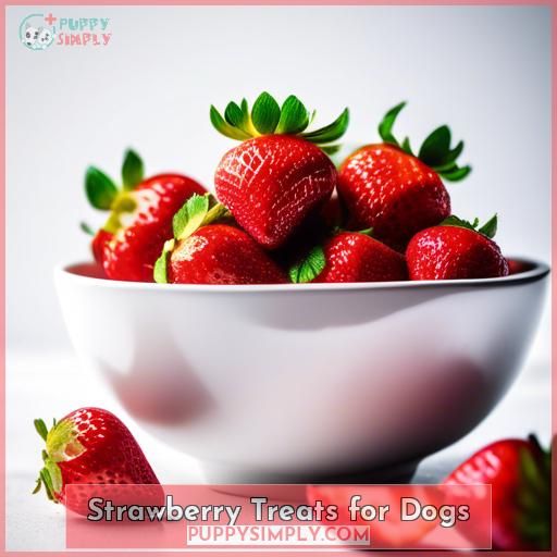 Strawberry Treats for Dogs