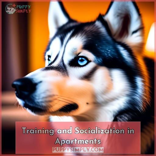 Training and Socialization in Apartments Training and Socialization in Apartments