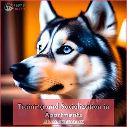 Training and Socialization in Apartments