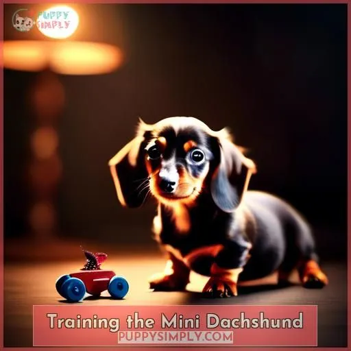 Training the Mini Dachshund