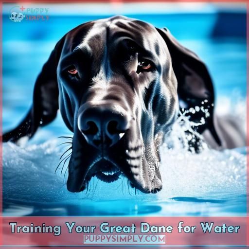 Training Your Great Dane for Water
