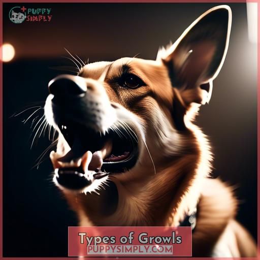 Types of Growls